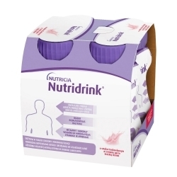 Zdjęcie NUTRIDRINK truskawka 4 butelki 125 ml DATA 04.04.2026