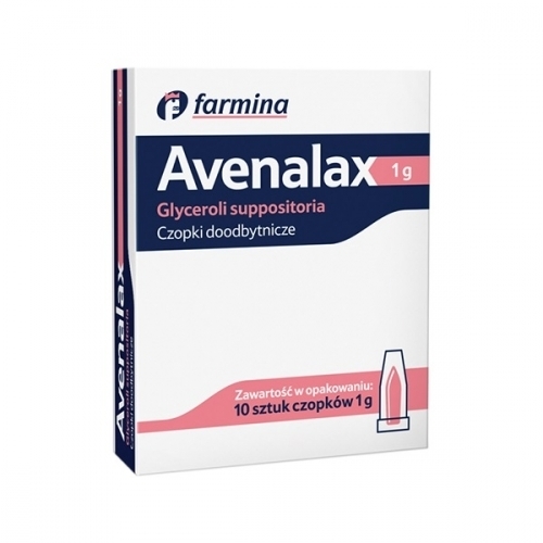 Zdjęcie CZOPKI GLICERYNOWE 1000 mg 10 czopków AVENALAX