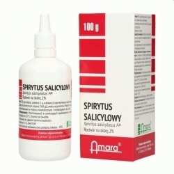 Zdjęcie SPIRYTUS SALICYLOWY 2% AMARA 100 g