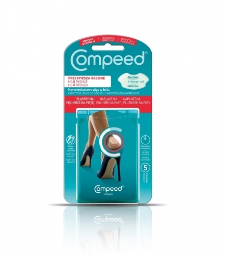 Zdjęcie COMPEED plastry na pęcherze na piętę 5 sztuk