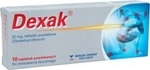 Zdjęcie DEXAK 25 mg 10 tabletek