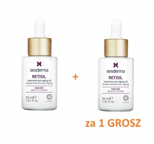 Zdjęcie SESDERMA RETISIL Olejek PRO-AGING 30 ml + RETISIL Olejek PRO-AGING 30 ml za 1 GROSZ