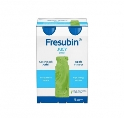 Zdjęcie FRESUBIN JUCY DRINK smak jabłko 4 butelki 200 ml