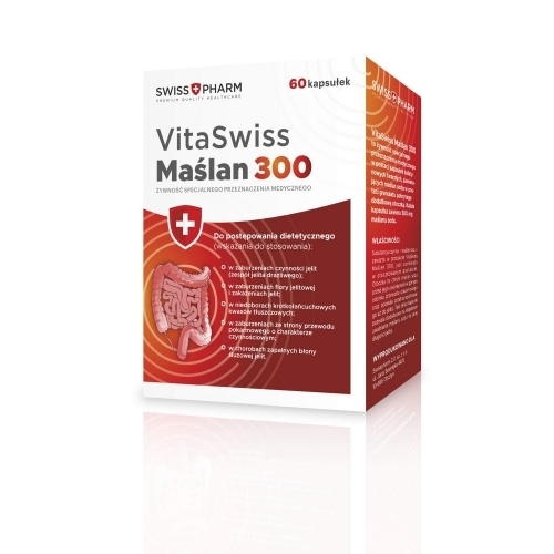 Zdjęcie VITASWISS Maślan 300 60 kapsułek SWISS+PHARM