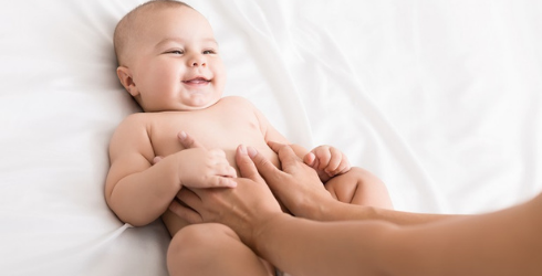masaż niemowląt