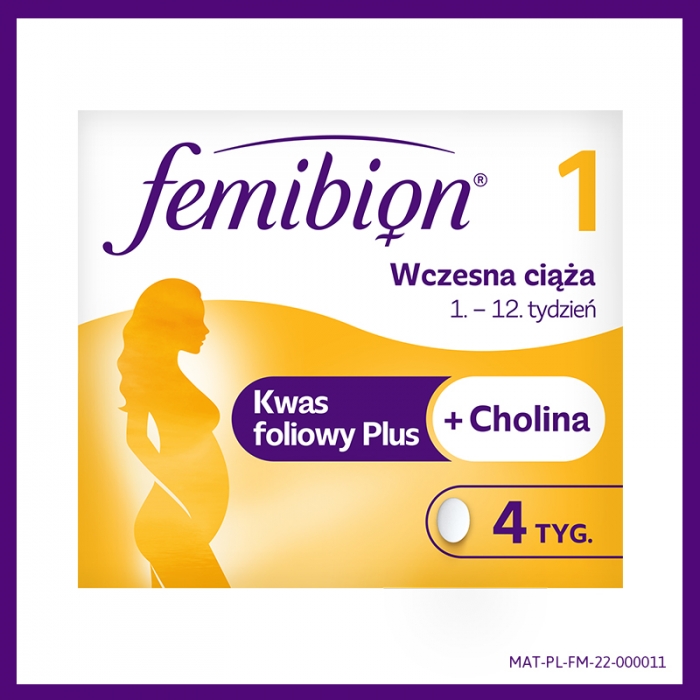 Zdjęcie FEMIBION 1 Wczesna ciąża 28 tabletek